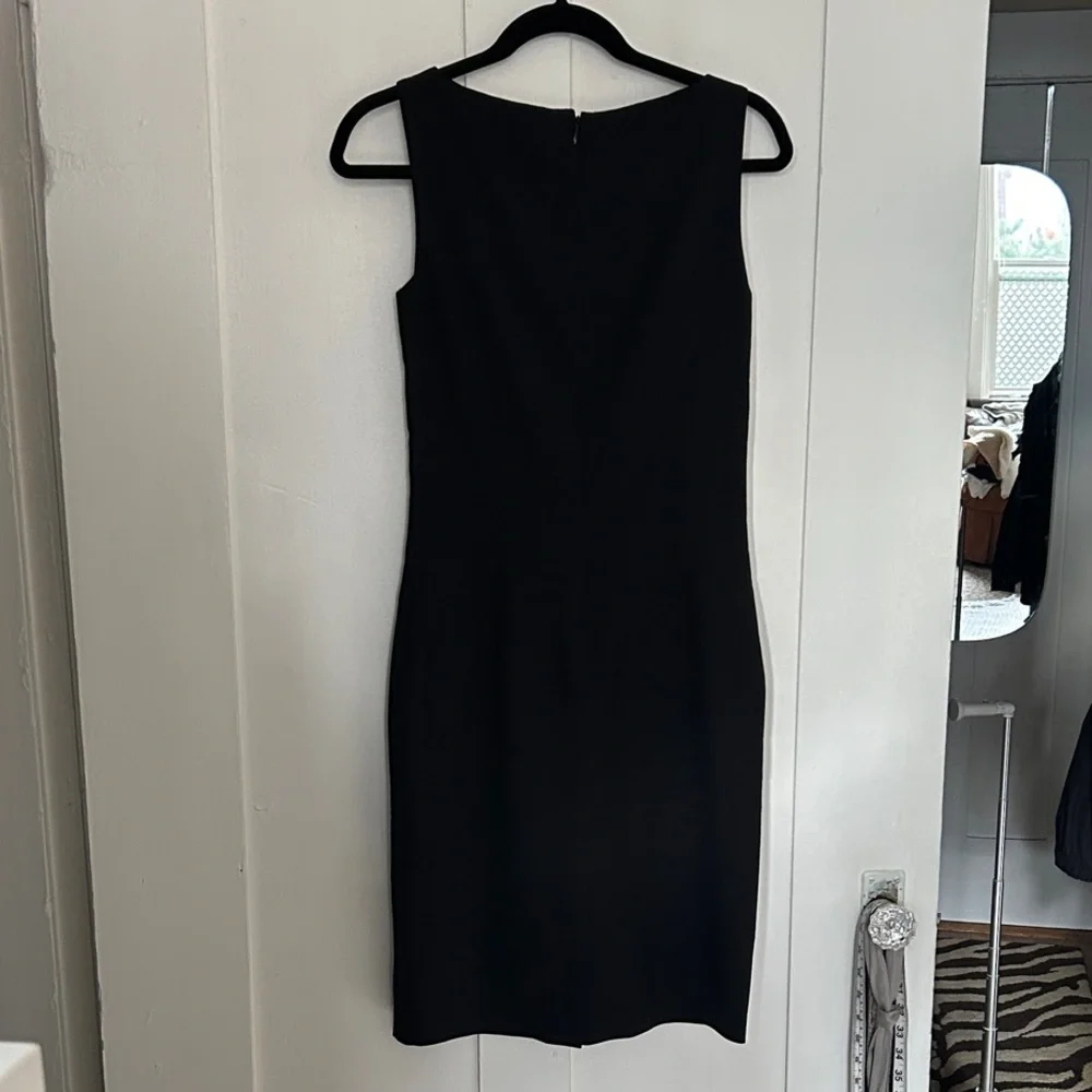 Theory Black Tailored Work Dress 4/6 - Picture 4 of 6